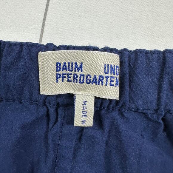 Baum Und Pferdgarten Pants Womens 34 Blue Nasra Trouser Cargo Baggy Ocean Cavern - Picture 4 of 13